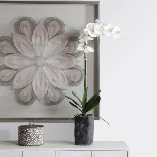 Outlet ๐ Uttermost Eponine White Orchid ๐ - Image 3