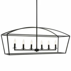 Best Sale ๐ Uttermost Clayton 6-Light Linear Chandelier ๐ฏ
