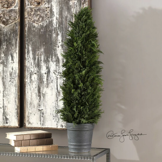 Cheapest ๐ Uttermost Cypress Cone Topiary ๐