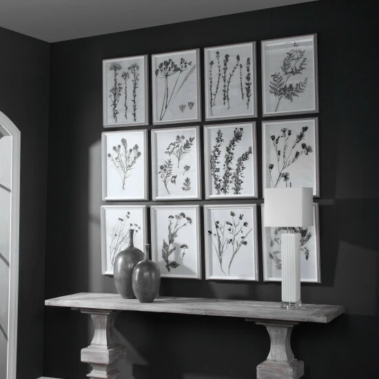 Outlet 😉 Uttermost Contemporary Botanicals Framed Prints (Set Of 12) 👏 - Image 6