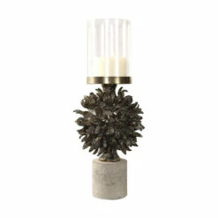 Hot Sale 🧨 Uttermost Autograph Tree Antique Bronze Candleholder ❤️