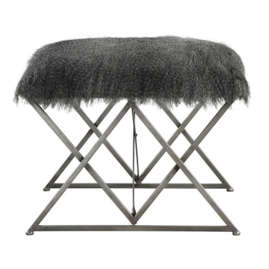 Coupon ๐ Uttermost Astairess Fur Bench ๐ - Image 2
