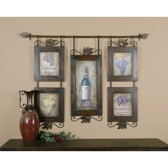 Best reviews of ๐ฅฐ Uttermost Grace Feyock 'Hanging Wine' Framed Art - Brown ๐