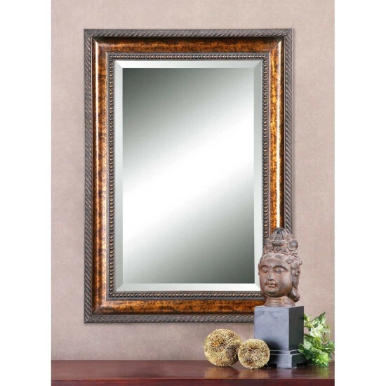 Flash Sale ๐ Uttermost Sinatra Bronze Leaf Mirror ๐ - Image 2