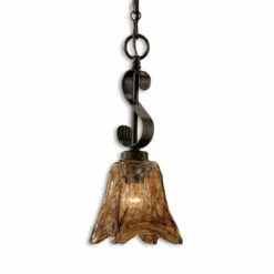 Outlet ✔️ Uttermost Vetraio 1-light Burnished Gold Mini Pendant 👏