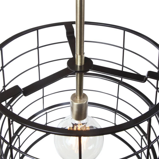 Cheapest 👍 Uttermost Grader 1-Light Cage Pendant 🌟 - Image 6