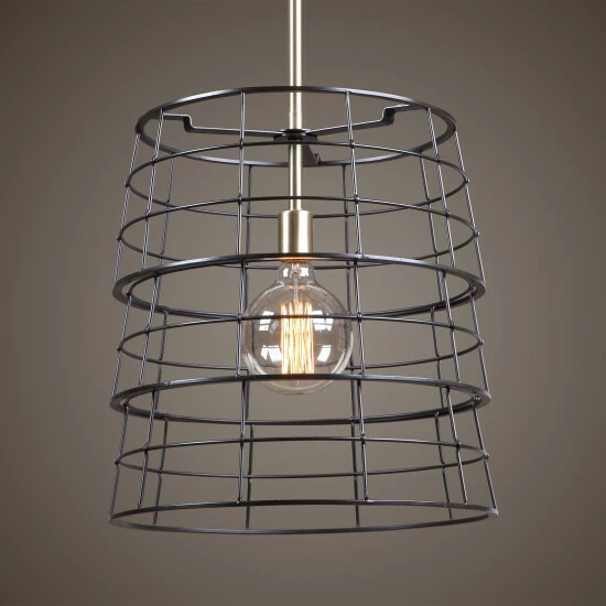 Cheapest 👍 Uttermost Grader 1-Light Cage Pendant 🌟 - Image 8