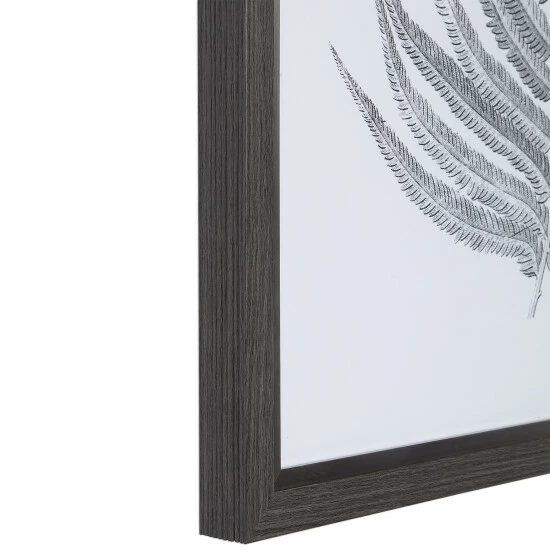 Best deal ✔️ Uttermost Silver Ferns Framed Prints (Set Of 2) - Grey ⌛ - Image 5