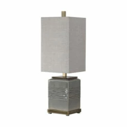 Wholesale 👍 Uttermost Covey Warm Grey Glaze Buffet Lamp 🔔