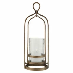 Buy โญ Uttermost Shepherd Brass Candleholder - 7"W X 19.5"H X 6.5"D ๐งจ