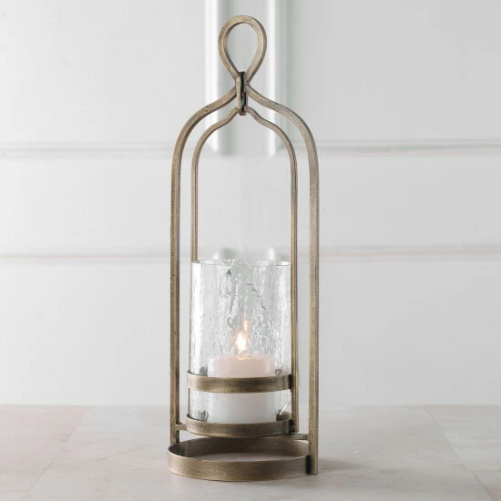 Buy โญ Uttermost Shepherd Brass Candleholder - 7"W X 19.5"H X 6.5"D ๐งจ - Image 4