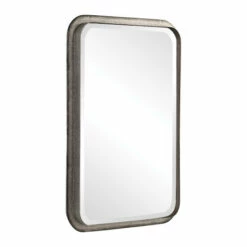 Best Sale 👏 Uttermost Madox Brown Industrial Mirror - Antique Silver - 22.5x32.5x2 😉