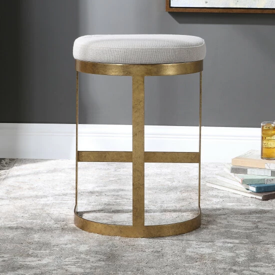 Outlet 👍 Uttermost Ivanna Modern Counter Stool 🛒 - Image 6