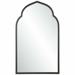 Deals 👏 Uttermost Kenitra Black Arch Mirror ⌛