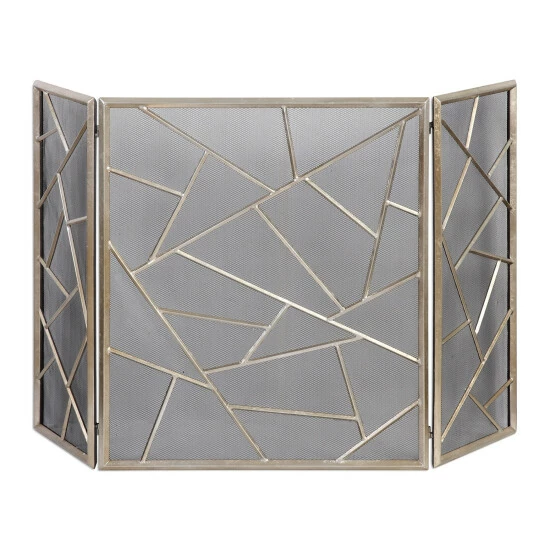 Flash Sale 🎉 Uttermost Armino Modern Fireplace Screen ⌛