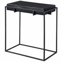 Best deal โจ Uttermost Telone Modern Black Side Table ๐คฉ