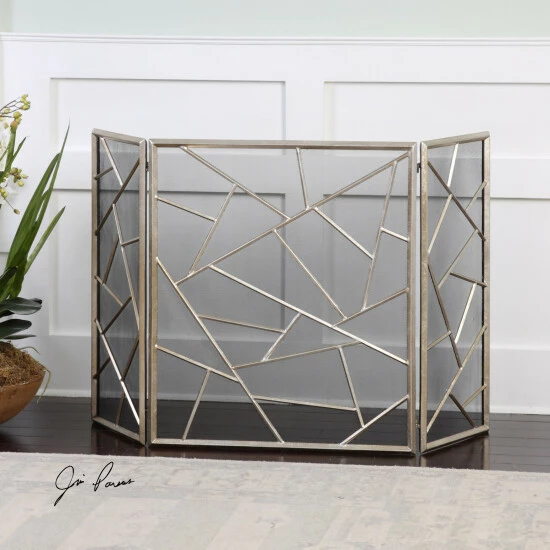 Flash Sale 🎉 Uttermost Armino Modern Fireplace Screen ⌛ - Image 2