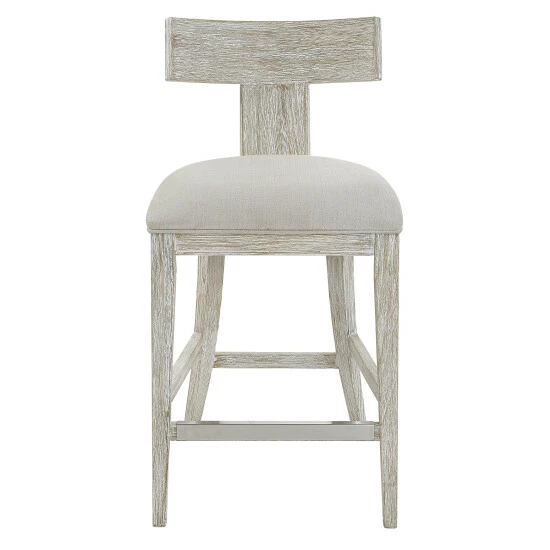Best reviews of ๐ฅฐ Uttermost Idris White Counter Stool - 20"x 38"x 22.5" ๐