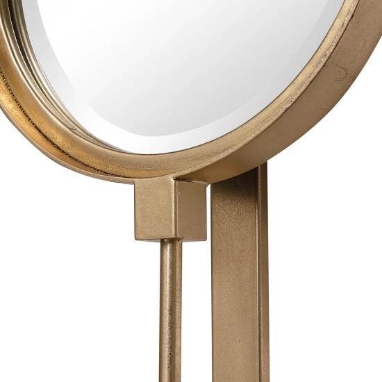 Outlet 🤩 Uttermost Button Gold Mirror 😀 - Image 4