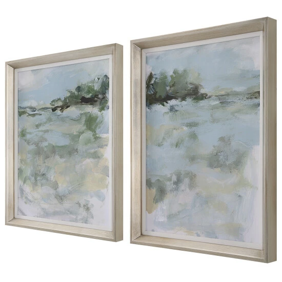 Best Pirce ❤️ Uttermost Far Away View Framed Prints, Set/2 - 21"x27"x2" 🥰 - Image 3